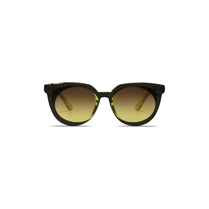 Oversized Square Sunglasses – Black Frame, Dark Gradient Lenses