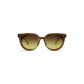 Tortoise brown oversized square sunglasses with gradient lenses